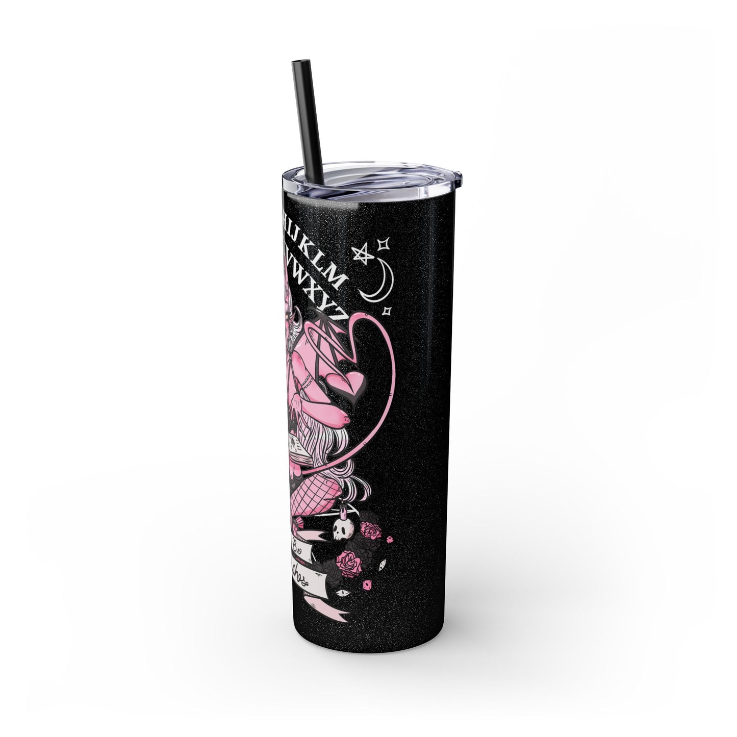 Let's Be Witches Skinny Tumbler with Straw, 20oz