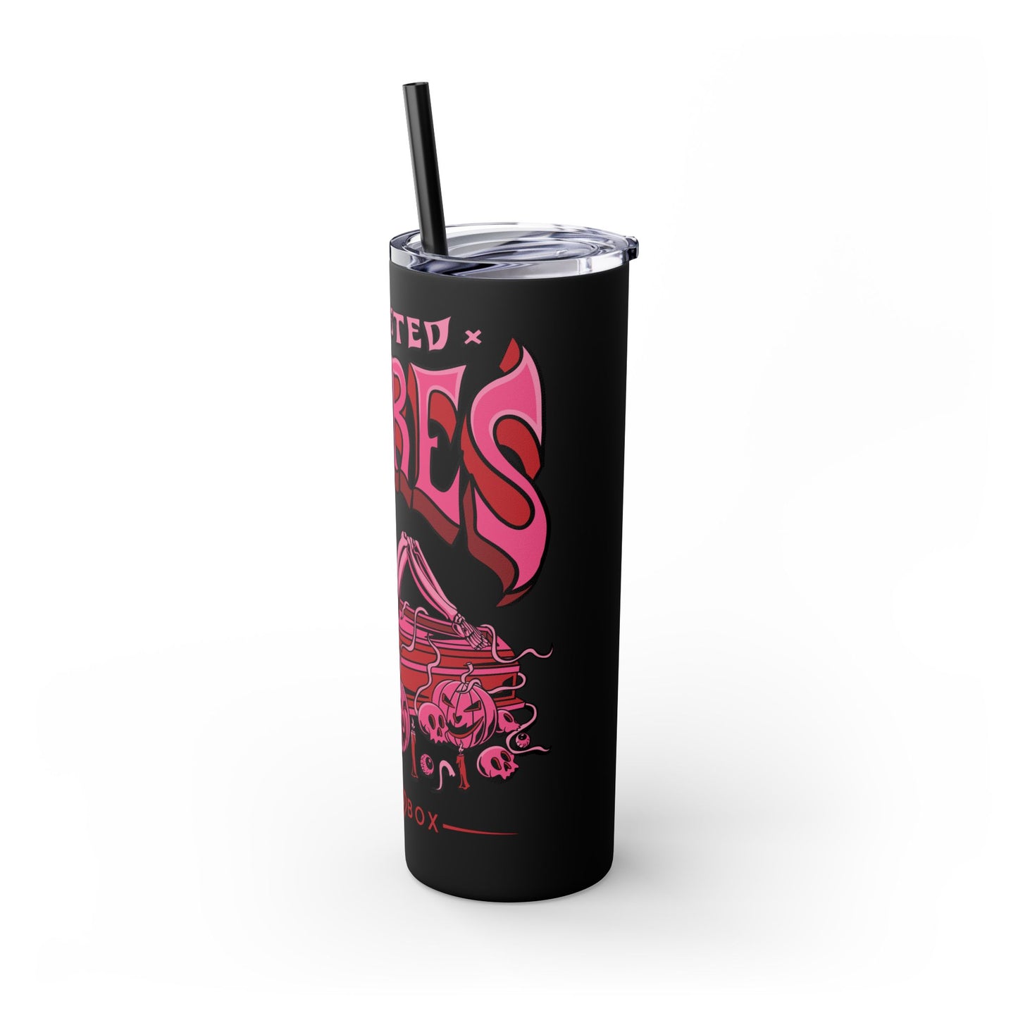 Twisted Desires Spooky Skinny Tumbler with Straw, 20oz