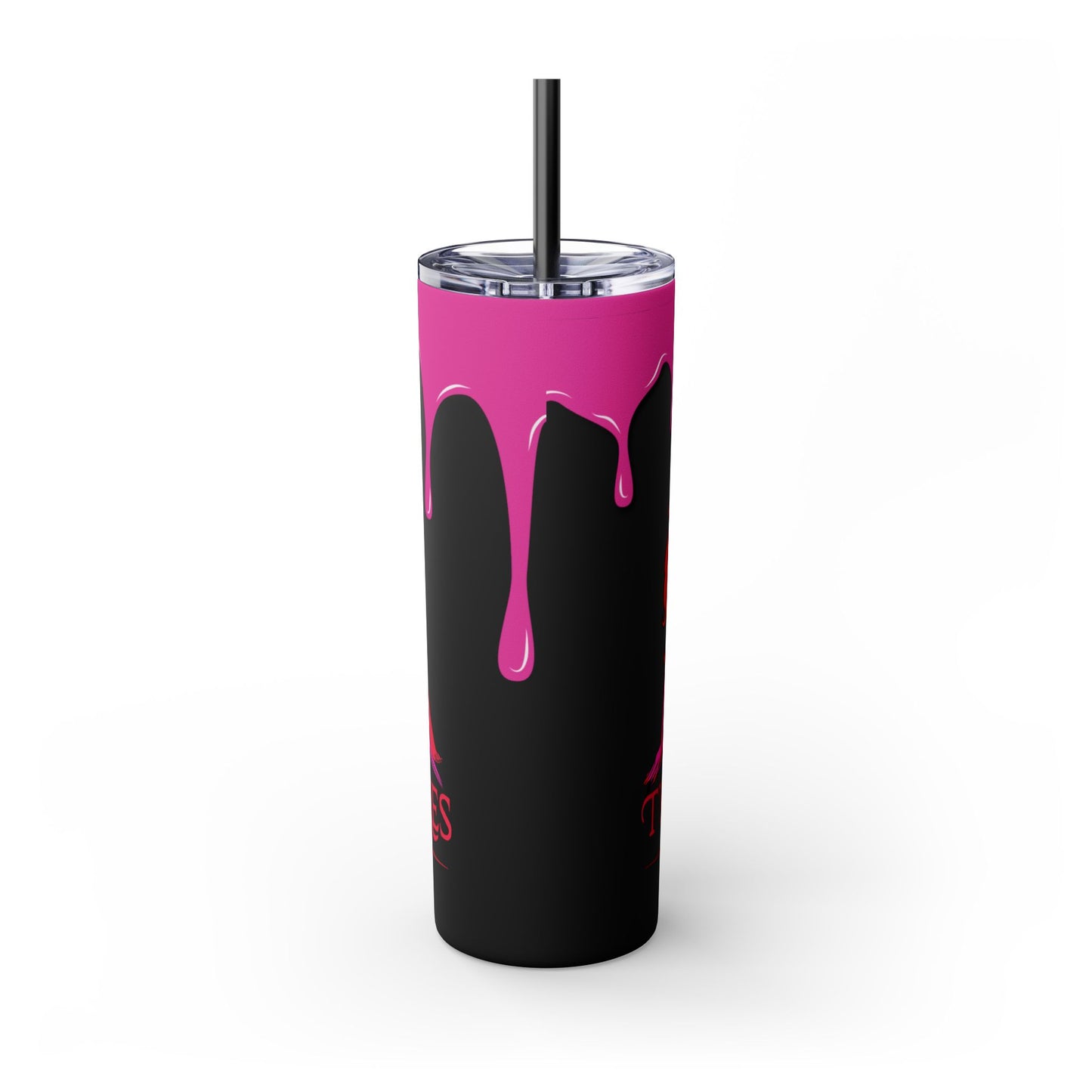 Twisted Desires Skinny Tumbler with Straw, 20oz