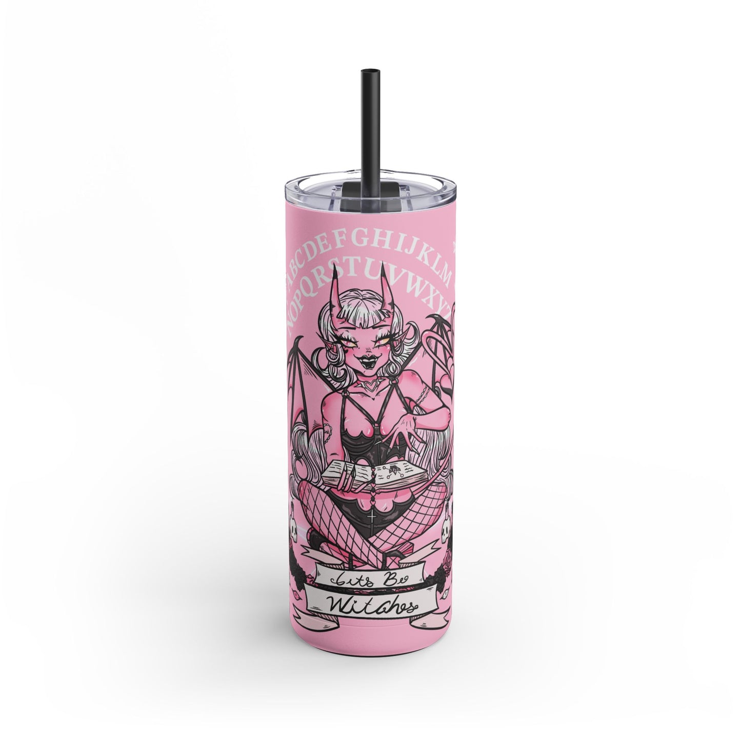 Lets Be Witches Skinny Matte Tumbler, 20oz