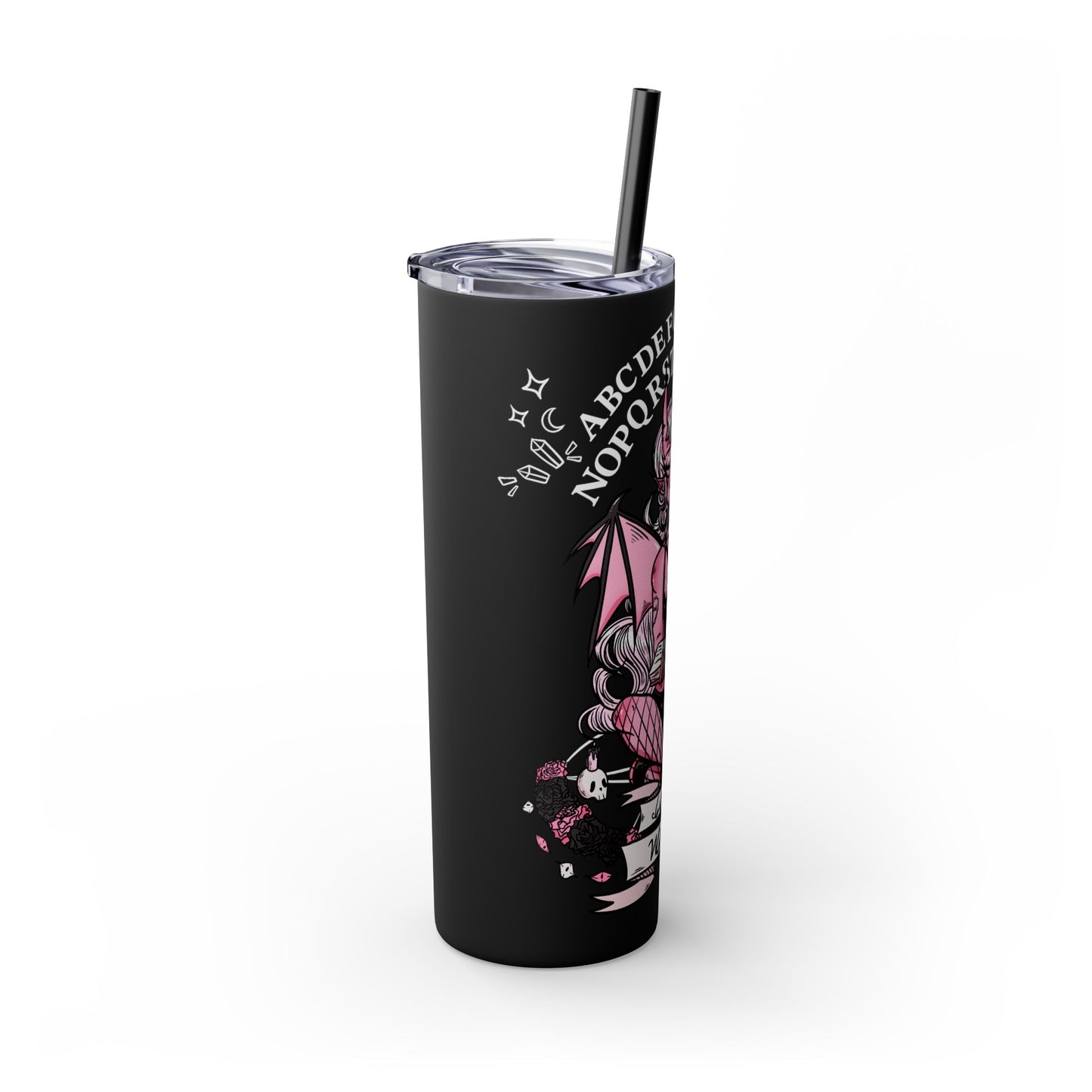 Let's Be Witches Skinny Tumbler with Straw, 20oz