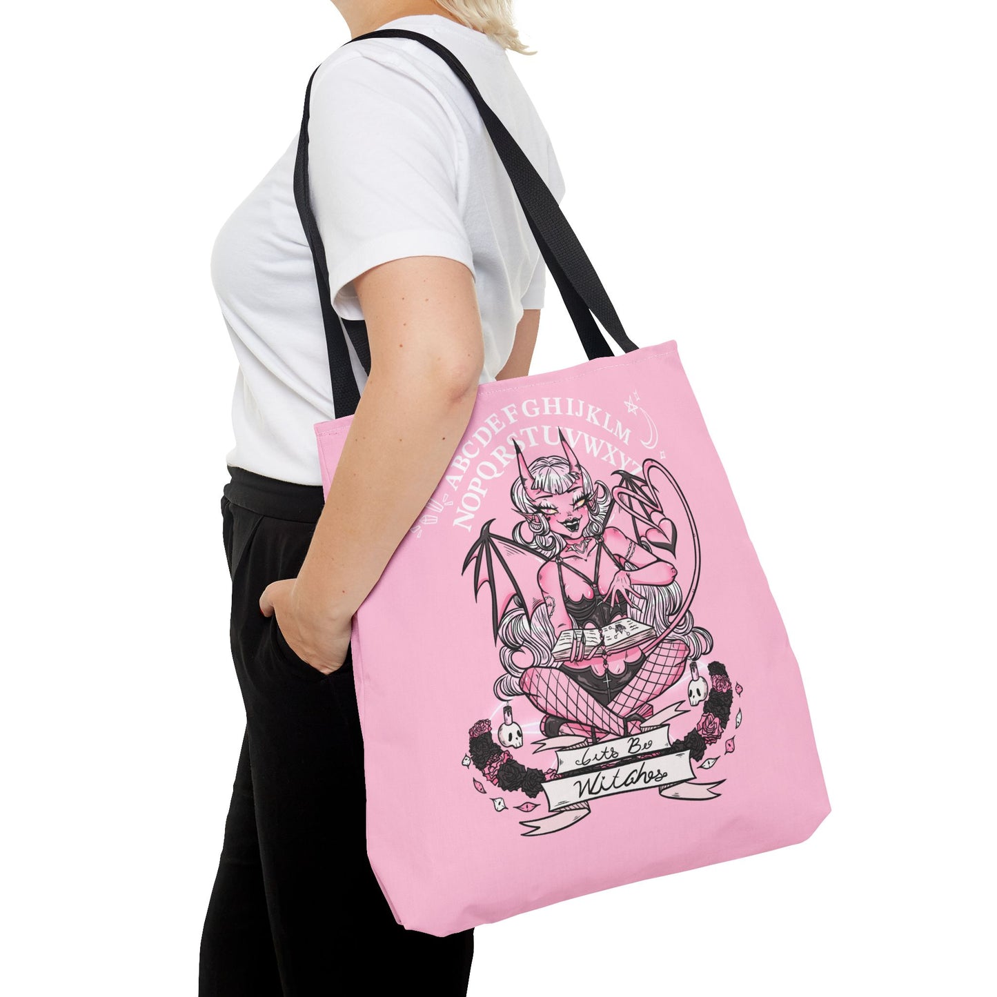 Let's Be Witches Twisted Tote