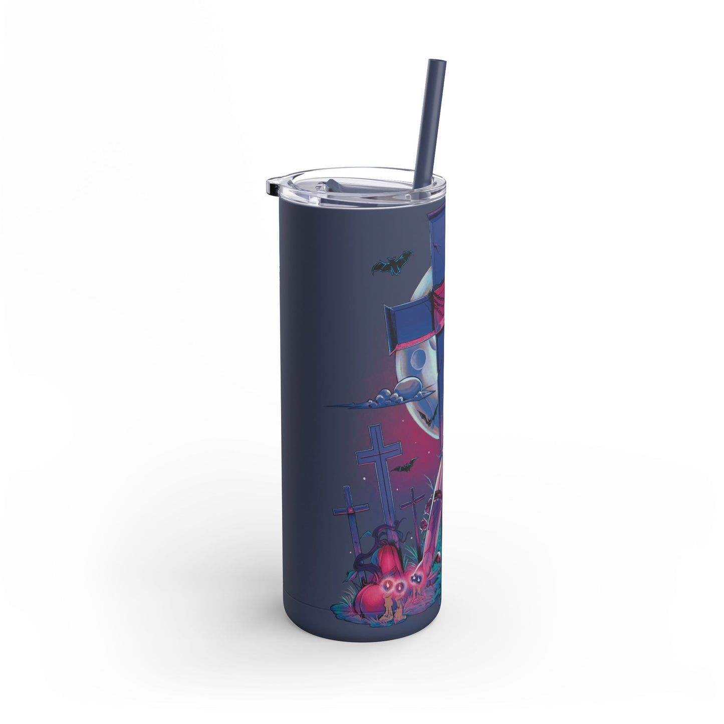 Nocturnal Nymphs - Vampire Skinny Matte Tumbler, 20oz