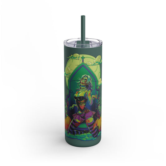 Nocturnal Nymphs - Zombie Skinny Matte Tumbler, 20oz